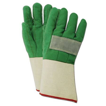 Magid Heater Beater 693JKGT 20 oz. Cotton Blend Canvas Hot Mill Gloves